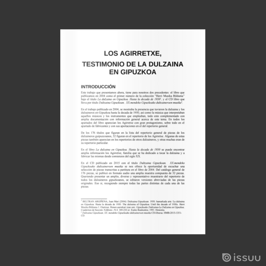 Agirretxetarrak (versión castellano)